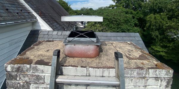Brick Chimney Needing Repairs | Black Goose Chimney Service